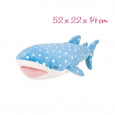 Premium nemu nemu whale shark Jinbe-San Hug Pillow (52x22x14 cm)