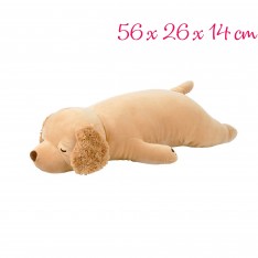 Premium nemu nemu Golden Retriever Hug Pillow  (56x26x14 cm)