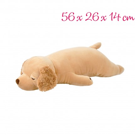 Premium nemu nemu Golden Retriever Hug Pillow  (56x26x14 cm)