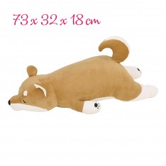 Premium nemu nemu Shiba Inu Kotarou Hug Pillow (73x32x18 cm)