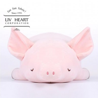 Premium nemu nemu pig Pinky Hug Pillow (76x32x20 cm)