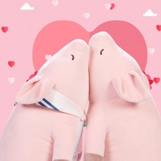 Premium nemu nemu pig Pinky Hug Pillow (76x32x20 cm)