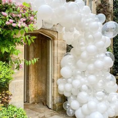 12 inch round transparent latex balloon