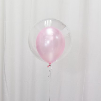 Japan Crystal Balloon (filled helium and inner balloons)