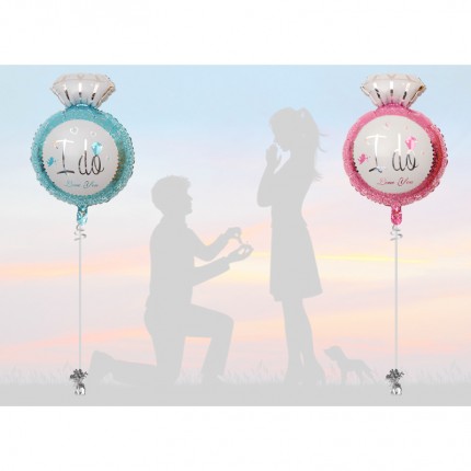 I do Diamond Ring Balloon (18inch foil)