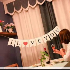 I LOVE YOU / Marry ME Pull flag