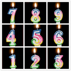 Birthday Number Candles