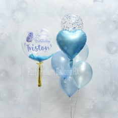 Customise Birthday Crystal Balloon (Colour Print Name Congratulation Image)