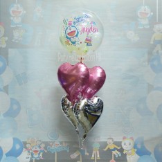 Customise Birthday Crystal Balloon (Colour Print Name Congratulation Image)