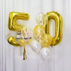 Customise Love-Propose-Anniversary Crystal Balloon (Colour Print Name Message Image)