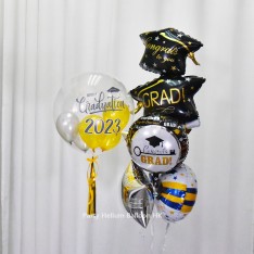 Customise Graduation Crystal Balloon (Colour Print Name Message Image)