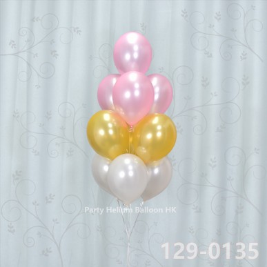 Balloon Bunch pearl latex balloon (10pcs filled helium + weight)