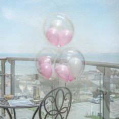Balloon Bunch Japan crystal balloon (3pcs filled helium + weight)