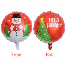 Christmas round foil balloon 18inch