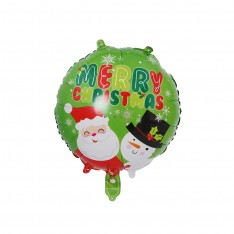 Christmas round foil balloon 18inch