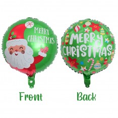 Christmas round foil balloon 18inch