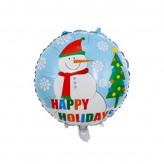 Christmas round foil balloon 18inch
