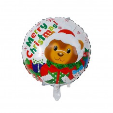 Christmas round foil balloon 18inch