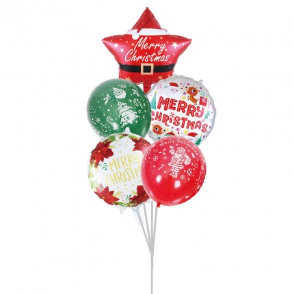 Christmas Balloon Set 5pcs set