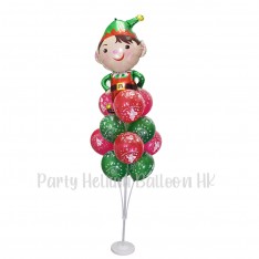Christmas Balloon Set Chistmas Balloons + Balloon stand (with water base)
