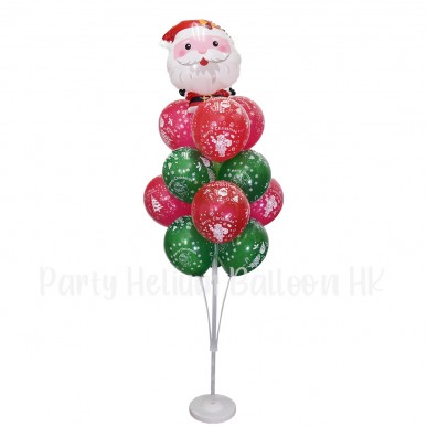 Christmas Balloon Set Chistmas Balloons + Balloon stand (with water base)
