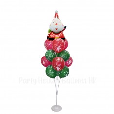 Christmas Balloon Set Chistmas Balloons + Balloon stand (with water base)
