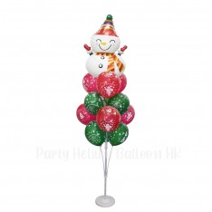 Christmas Balloon Set Chistmas Balloons + Balloon stand (with water base)