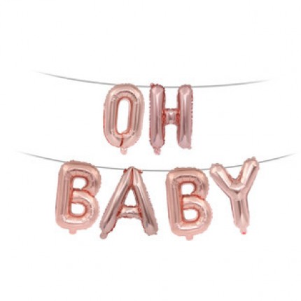 OH BABY 16吋 letter foil balloon set