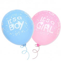 12inch latex balloon - it is a boy / it is a gril (10pcs/bag)