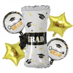 Graduation Balloon Set (Certificate Theme)