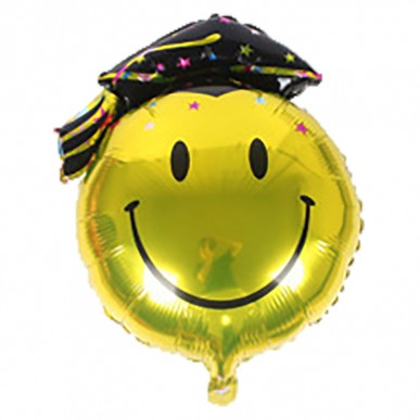 Happy Laugh Graduation foil balloon (68x48cm)