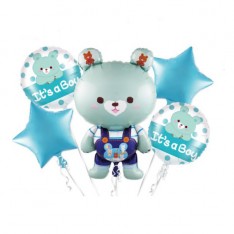 Magic Bears foil balloon set (5 pcs)