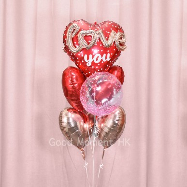 Love balloon set (6 pcs)