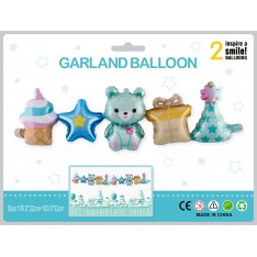 Garland Balloon BB Article & Bear (2 pcs each 96x27cm)