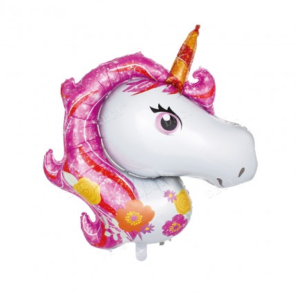 Girl Unicorn Horse foil balloon 113x92 cm