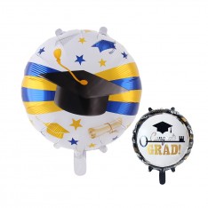 Congrats Grad Round Foil Balloon 53x45 cm