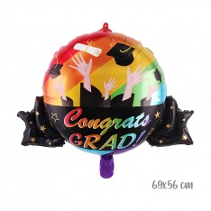 Graduation Medal & Banner foil balloon