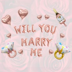 Marry Me Balloon Set (12 pcs)