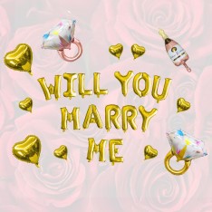 Marry Me Balloon Set (12 pcs)