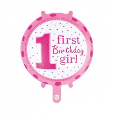 Boy & Gril 1st birthday foil balloon (18 inch)