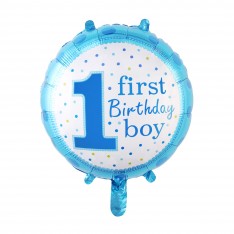 Boy & Gril 1st birthday foil balloon (18 inch)