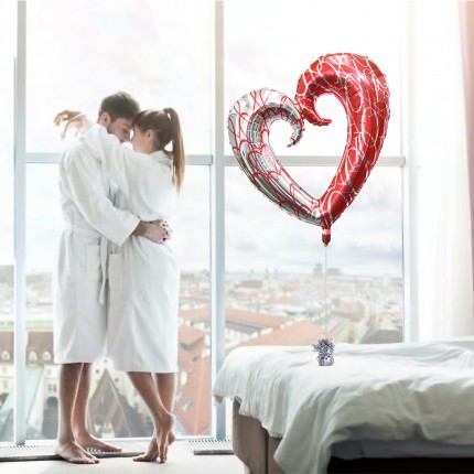 Heart Foil Balloon 108x90cm