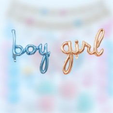 BOY | GIRL Foil Balloon 82x84 cm