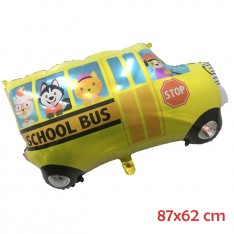 Airplane School Bus Train Foil Balloon 59x99cm