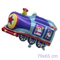 Airplane School Bus Train Foil Balloon 59x99cm