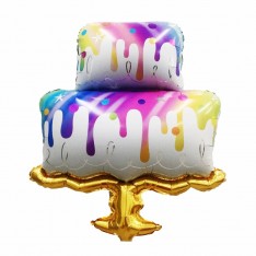 Giant cake foil ballon 109x75cm