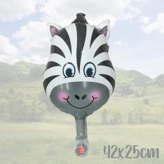 Mini carton-animal  handheld foil balloon