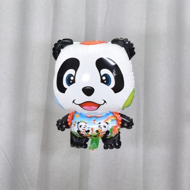 Happy Panda Dog Foil Balloon