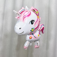 Girl Unicorn Horse Foil Balloon 105x70 cm