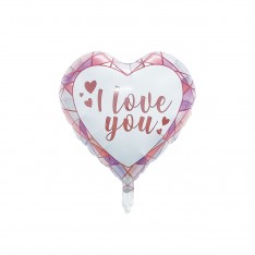 Heart Diamond Foil Balloon 18inch
